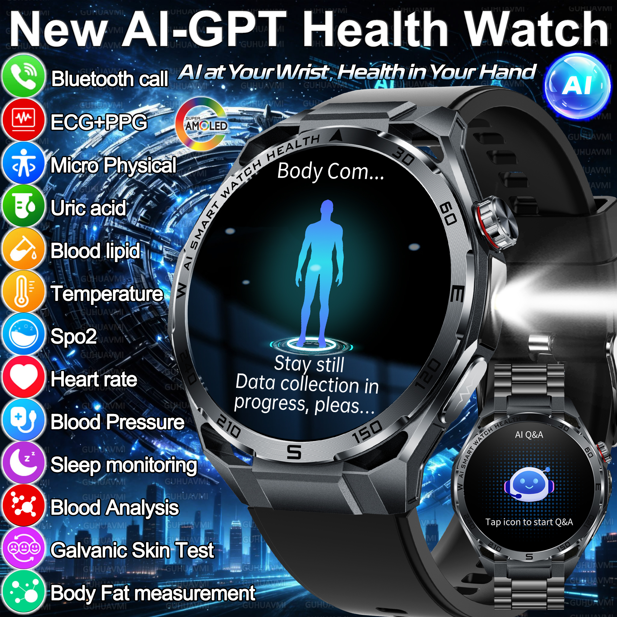 2026 New Body Fat AI Analysis  - Gps Running Watch 리뷰 및 가격