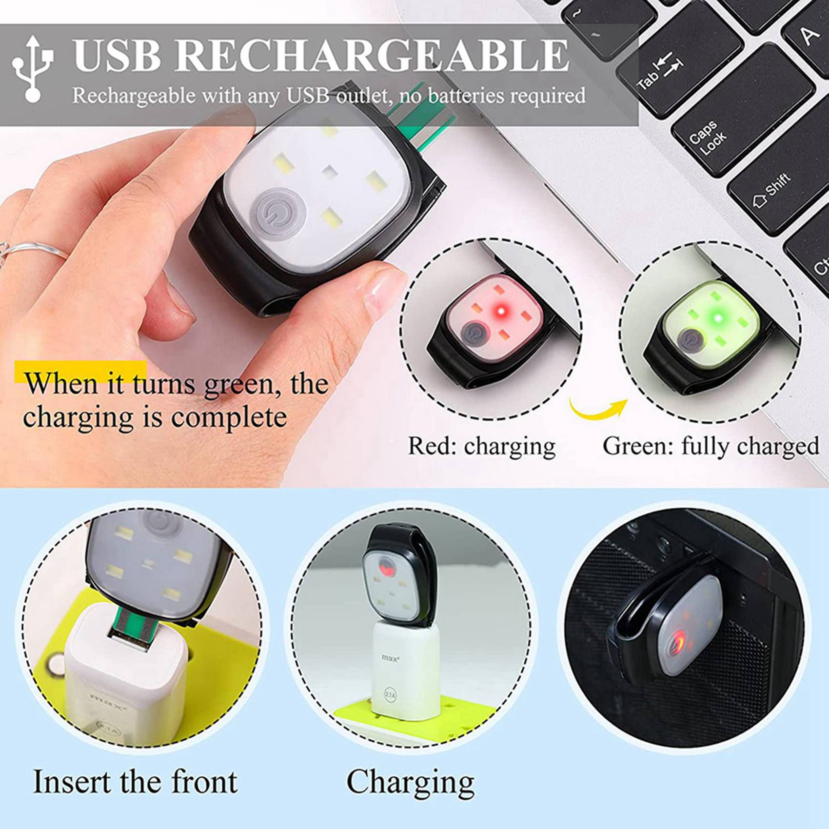 ABUP-3X Outdoor Night Clip On  - Running Gear Lights 리뷰 및 가격
