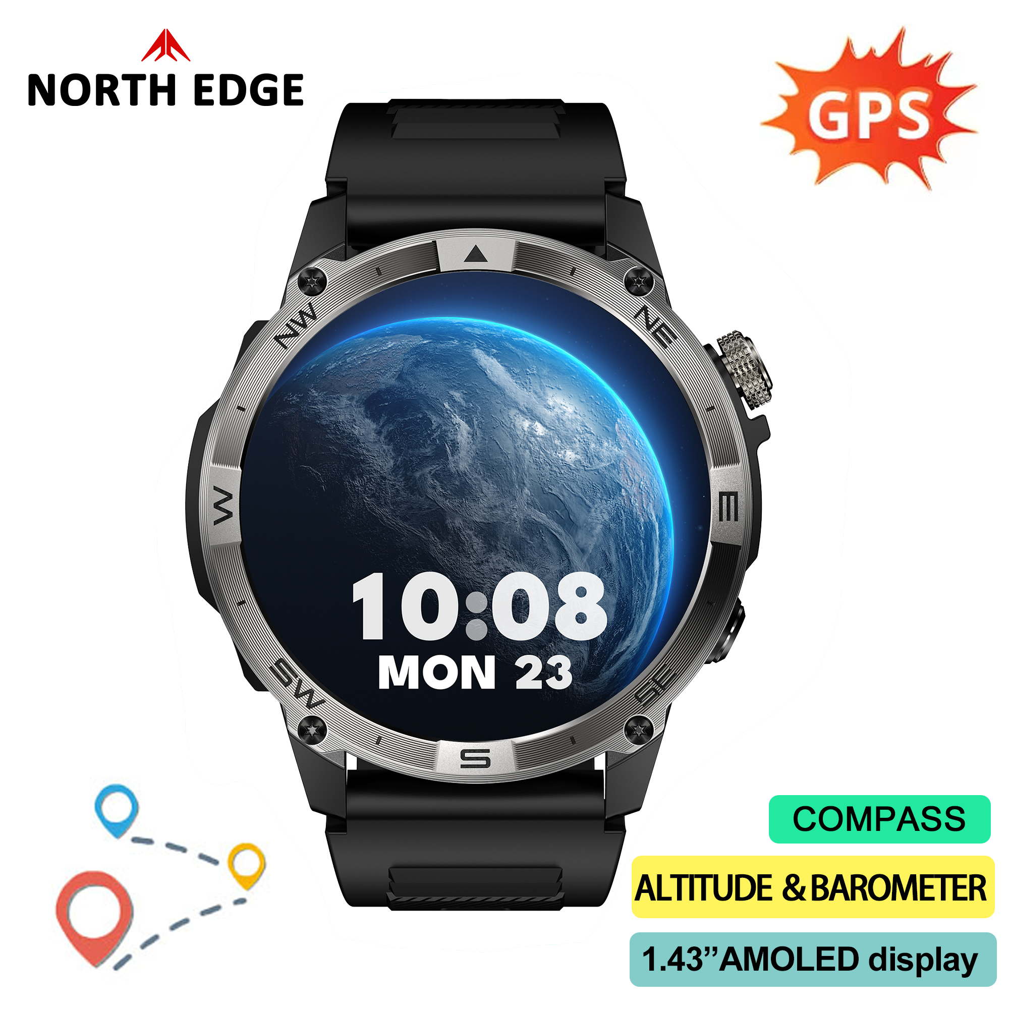 NORTH EDGE GPS Sports Smart Wa - Gps Running Watch 리뷰 및 가격