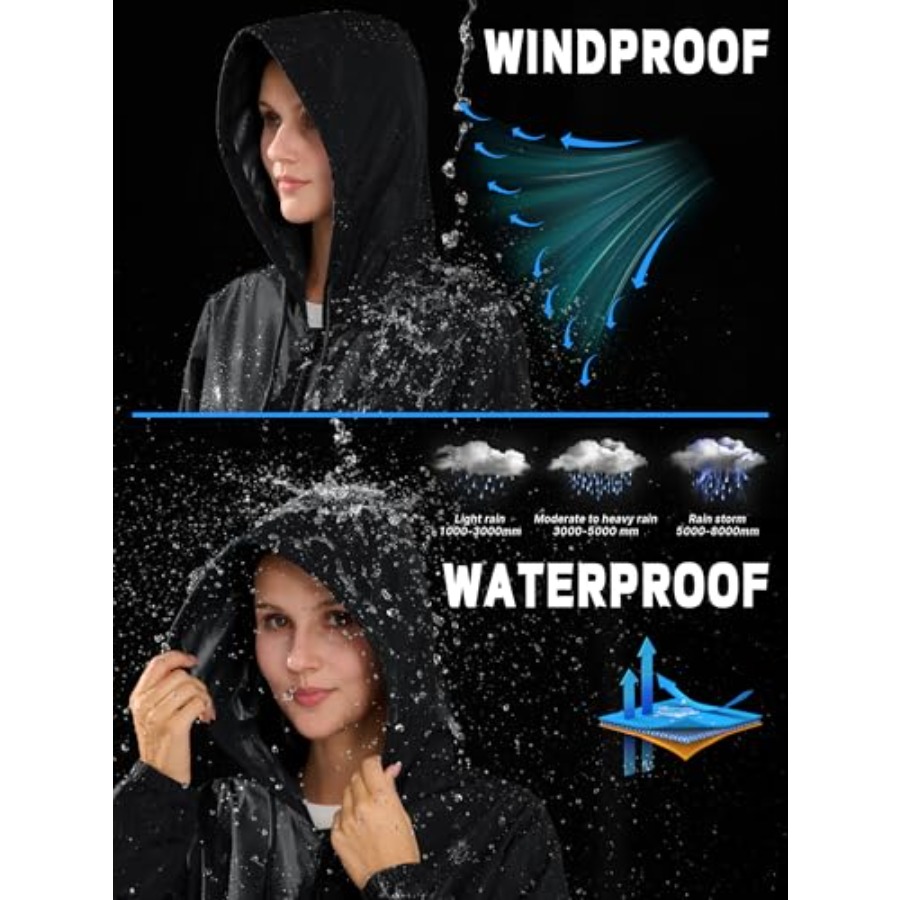 Womens Rain Jacket Lightweight - Running Rain Gear Men'S 리뷰 및 가격