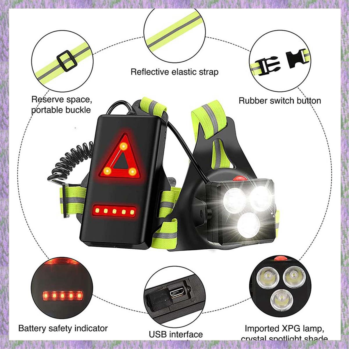 A63K-Night Running Lights For  - Running Gear Lights 리뷰 및 가격