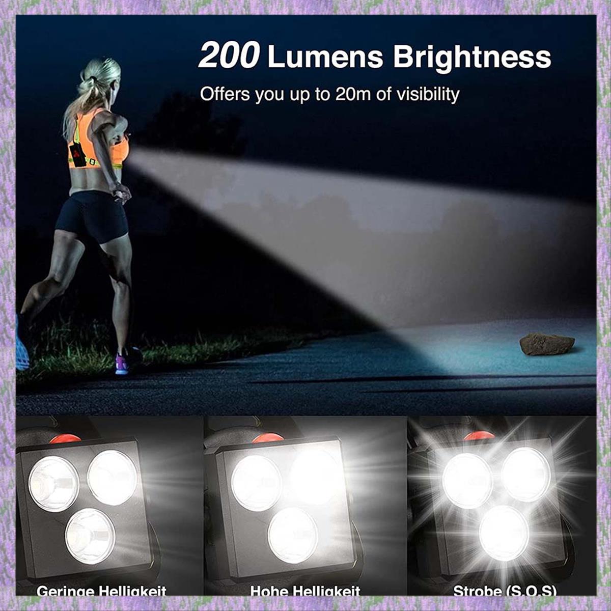 A63K-Night Running Lights For  - Running Gear Lights 리뷰 및 가격