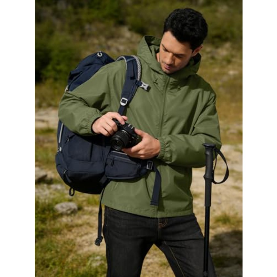 UIQUR Mens Rain Jacket Lightwe - Running Rain Gear Men'S 리뷰 및 가격