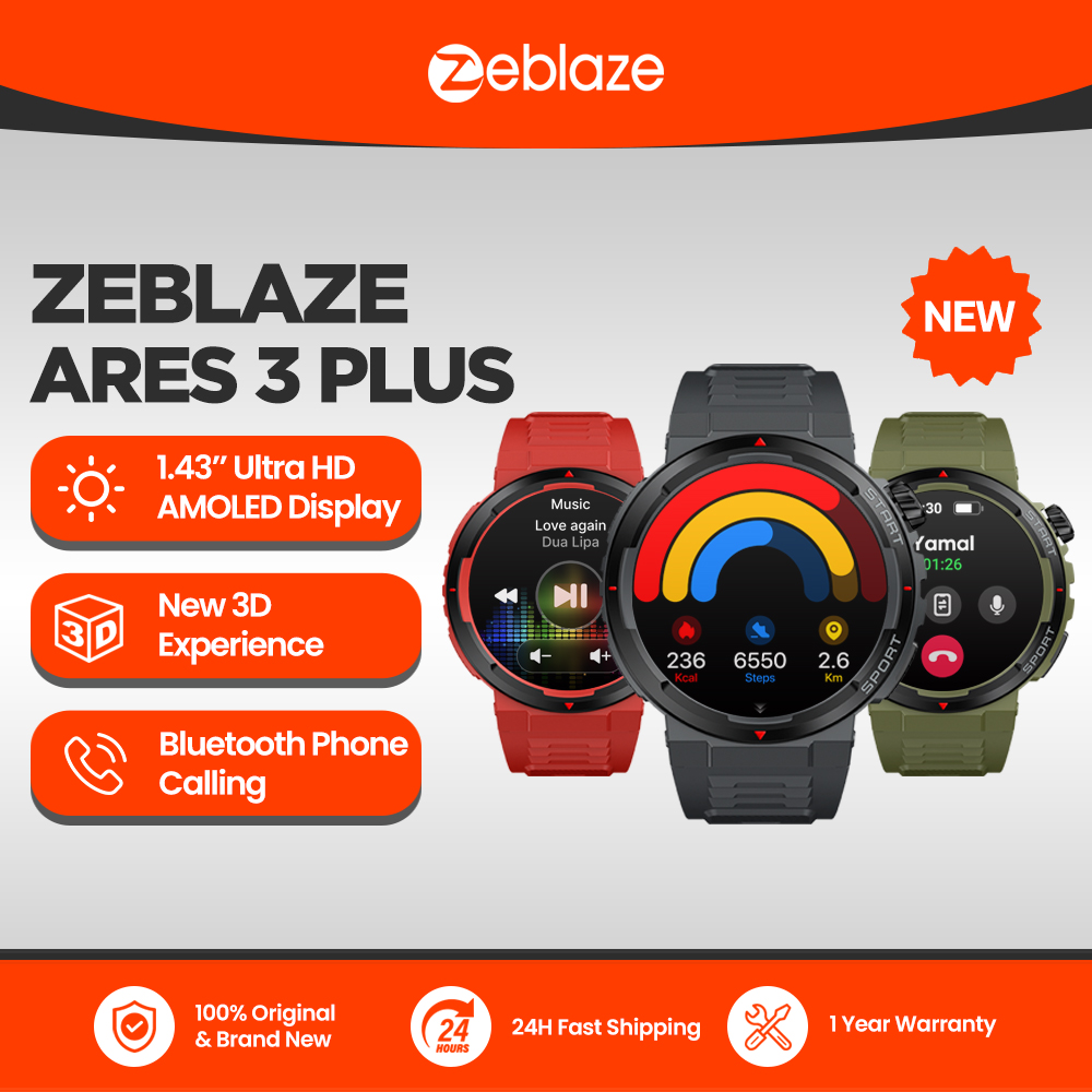 New Zeblaze Ares 3 Plus 1.43'' - Gps Running Watch 리뷰 및 가격