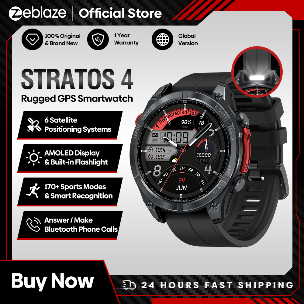 NEW Zeblaze Stratos 4 GPS Smar - Gps Running Watch 리뷰 및 가격