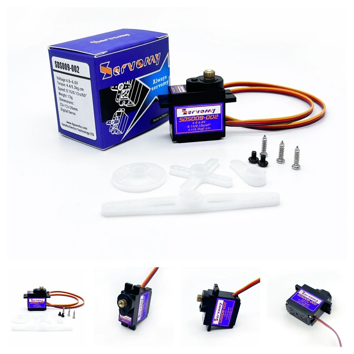 4pcs Servomy SDS009-02 9g Serv - Running Gear Car 리뷰 및 가격