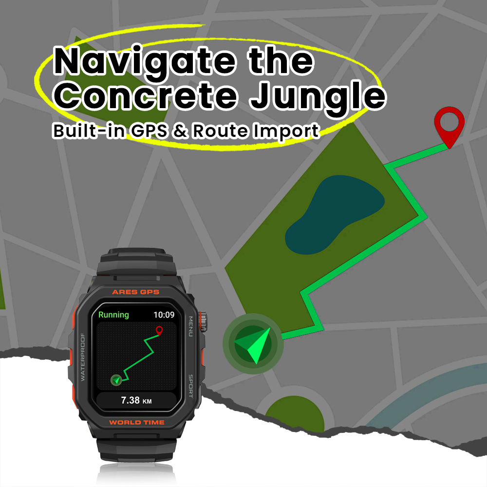 New Zeblaze Ares GPS Smart Wat - Gps Running Watch 리뷰 및 가격