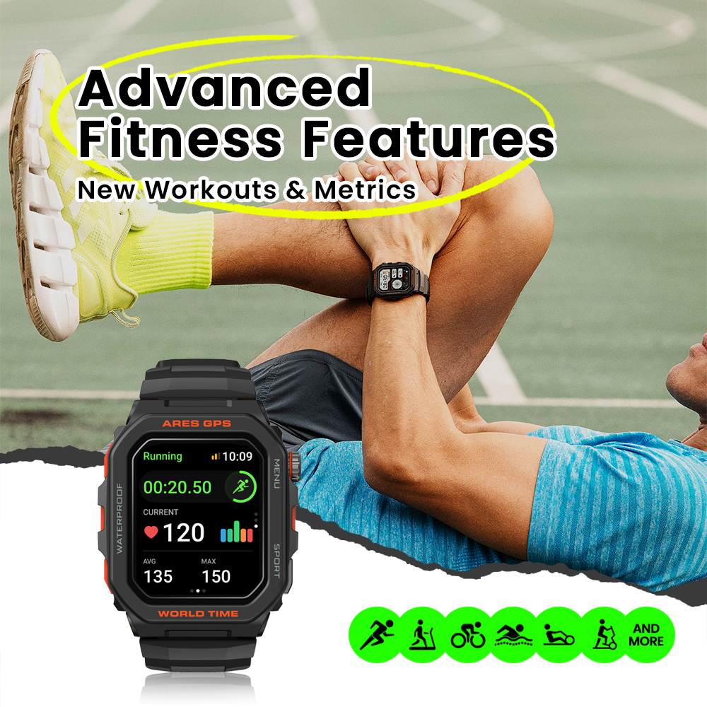 New Zeblaze Ares GPS Smart Wat - Gps Running Watch 리뷰 및 가격