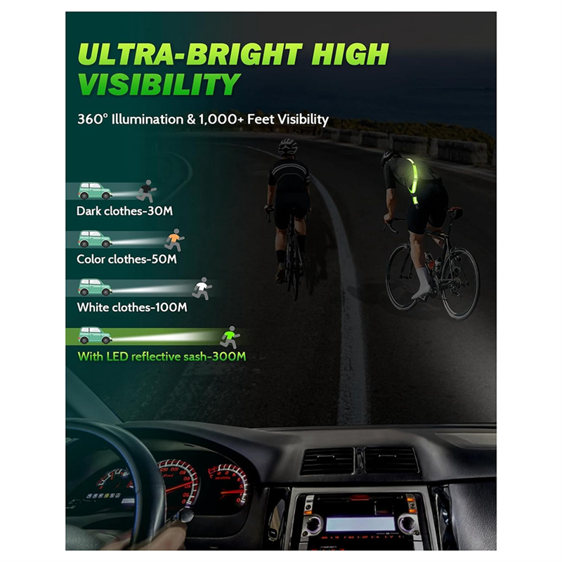 NEW-LED Reflective Belt Sash W - Running Gear Lights 리뷰 및 가격