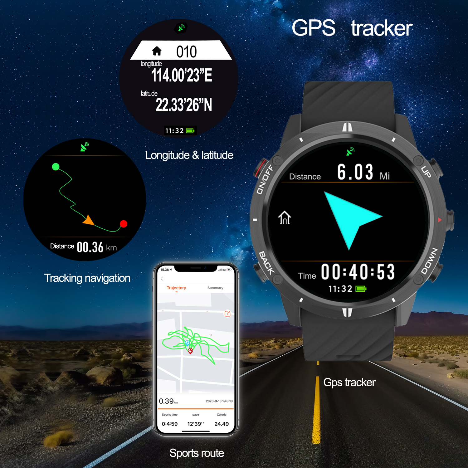 2024 New Sunroad GPS Sports Wa - Gps Running Watch 리뷰 및 가격
