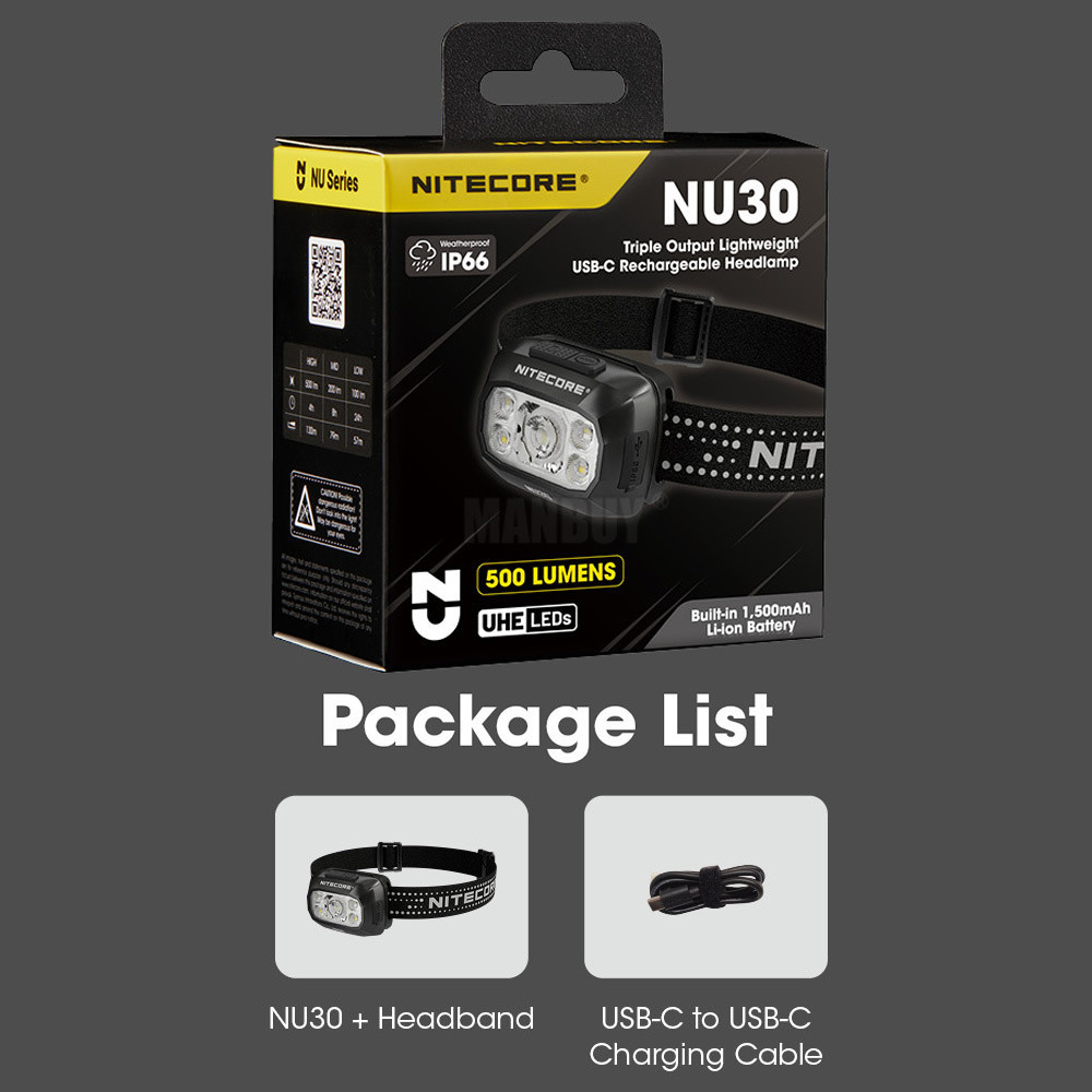 Wholesale Nitecore NU30 1500mA - Running Gear Lights 리뷰 및 가격